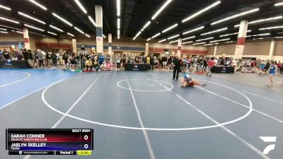 125 lbs Quarterfinal - Sarah Conner, Wildcat Wrestling Club vs Jaelyn Skelley, Texas