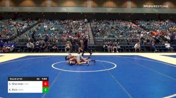 132 lbs Prelims - Sam Sherman, Centennial vs Koa Ruiz, San Marino