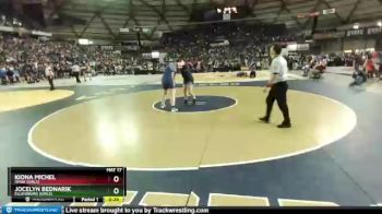 Cons. Round 2 - Jocelyn Bednarik, Ellensburg (Girls) vs Kiona Michel, Omak (Girls)