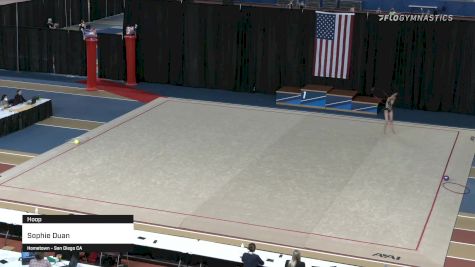 Sophie Duan - Hoop - 2021 Rhythmic Elite Qualifier
