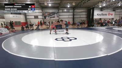 92 kg Cons. Sub-rd Of 32 - Geoffery Freeman, UIU vs Daniel Elyash, CLT Regional Training Center