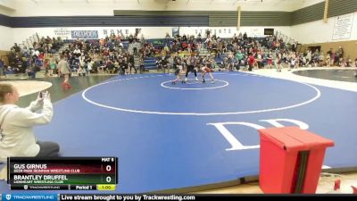 59 lbs Quarterfinal - Gus Girnus, Deer Park Ironman Wrestling Club vs Brantley Druffel, Lionheart Wrestling Club