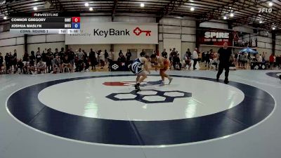 79 kg Cons. Round 1 - Connor Gregory, Castleton RTC vs Joshua Maslyn, Rochester Regional Training Center