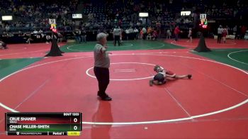 65 lbs Quarterfinal - Crue Shaner, WKA2 vs Chase Miller-Smith, DON1