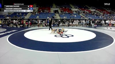 113 lbs Cons. Sub-rd Of 32 - Greysen Packer, ID vs Zachary Donalson, AR