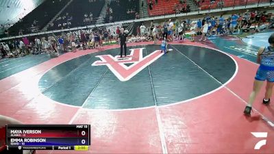 87 lbs Cross Bracket (8 Team) - Hayden Kumfer, Alaska vs Mackenzie Dolan, Idaho