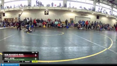 78 lbs 5th Place Match - Hoyt Rose, Contenders Wrestling Academy vs Bob Rousseve-Ross, Contenders Wrestling Academy