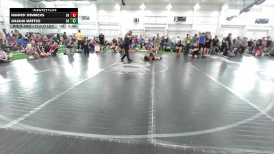 71.4-77 lbs Final - Harper Wimmers, OH vs Juliana Matteo, OH