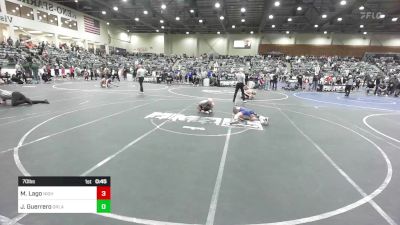 70 lbs 5th Place - Michael Lago, Nighthawks WC vs Johnny Guerrero, Orland WC