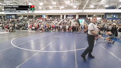 150 lbs Cons. Round 4 - Jasper Allen, Emery vs Estaban Oregel, Hillcrest CA
