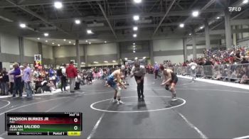 105 lbs Quarterfinal - Julian Salcido, Colby Kids vs Madison Burkes Jr, MAC