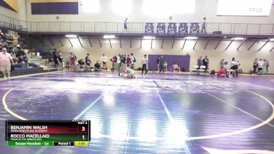 113 lbs Cons. Round 3 - Rocco Macellaio, TEAM EL1TE WRESTLING vs Benjamin Walsh, Moen Wrestling Academy