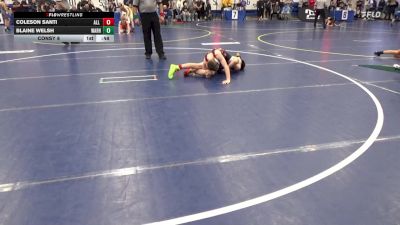 102 lbs Consy 6 - Coleson Santi, All American W.C. vs Blaine Welsh, Warhawks