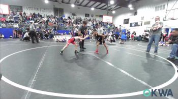 61 lbs Round Of 16 - Mateo Rascon, Bridge Creek Youth Wrestling vs Kase Kreiger, Duncan Demon Wrestling