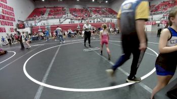 54 lbs Rr Rnd 1 - Laneigh Jo Cartwright, Choctaw Ironman Youth Wrestling vs Adelaide Newcomb, Noble Takedown Club