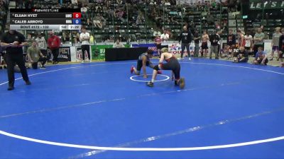 132 lbs Quarters - Elijah Hyet, Immortal Athletics Wrestling Club vs Caleb Arroyo, Moen Wrestling Academy
