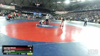 4A 152 lbs Champ. Round 1 - Dayton Regan, Moses Lake vs John Allison, Glacier Peak