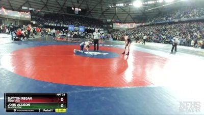 4A 152 lbs Champ. Round 1 - Dayton Regan, Moses Lake vs John Allison, Glacier Peak