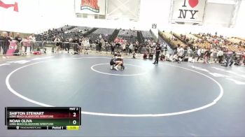 120 lbs Cons. Round 4 - Shifton Stewart, Long Beach Gladiators Wrestling vs Noah Oliva, Long Beach Gladiators Wrestling