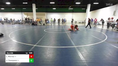 150 lbs Consi Of 32 #1 - Luke Murray, VA vs Jordan Thompson, PA