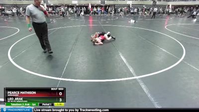 112 lbs Cons. Round 3 - Leo Jirak, DC Elite Wrestling vs Pearce Mathison, Wisconsin