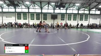 255-300 lbs Quarterfinal - Junior Rudd, Fort Zumwalt South vs Remington Hiser, Mt. Zion Kids Wrestling Club