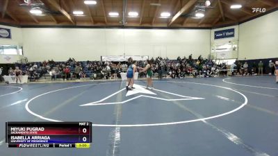 145 lbs Champ. Round 1 - Miyuki Pugrad, Sacramento State vs Isabella Arriaga, University Of Providence