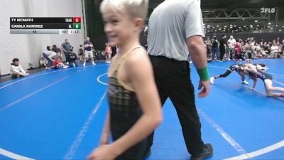 64 lbs Round 4 (6 Team) - Camila Ramirez, Aggression Legionnaires vs Ty McMath, Team Barracuda