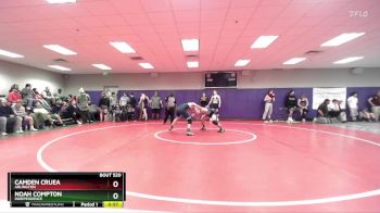 157 lbs Cons. Round 3 - Noah Compton, Independence vs Camden Cruea, Arlington