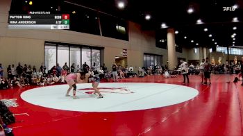140 lbs Quarters & 1st Wb (16 Team) - Hina Anderson, AR-15 Pink vs Payton King, Mat Clash Beast Mode