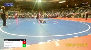 52 lbs Semifinal - Kemp Enriquez, Takedown Elite vs Anderson Rich, Massa's Maniacs