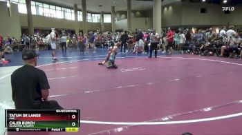 65 lbs Quarterfinal - Caleb Burch, Gladiator Academy vs Tatum De Lange, PWC