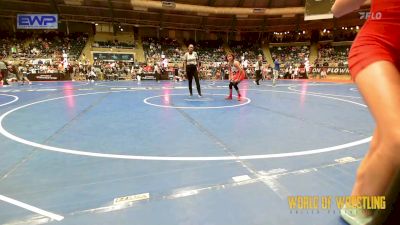 100 lbs Round Of 16 - Madelyn Medrano, Springdale Elite Wrestling Club vs Khloee Vargas, RAW Wrestling Club