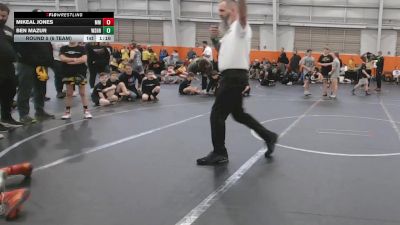 76 lbs Round 5 (6 Team) - Mikeal Jones, Meridian Maniacs vs Ben Mazur, Westshore