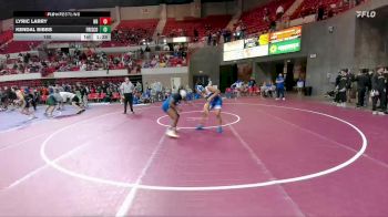 190 lbs Round 3 - 2nd Wrestleback And Semi-finals(16 Team) - Lyric Larry, New Braunfels vs Kendal Bibbs, Frisco