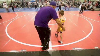 49 lbs Consi Of 16 #2 - Asher Bell, Division Bell Wrestling vs Daxsyn Kulak, Vian Wrestling Club