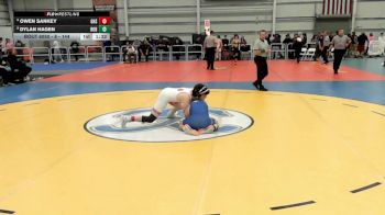 6 - 144 lbs Champ. Round 1 - Owen Sankey, Gainesville HS vs Dylan Hagen, James W. Robinson