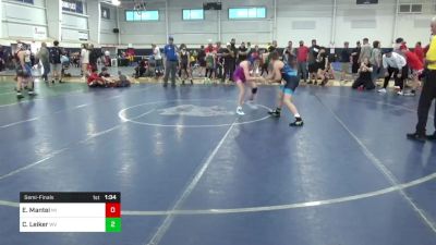 102-J lbs Semifinal - Emma Mantei, MI vs Corbin Leiker, WV