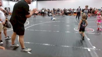 44 lbs Round 6 (8 Team) - Lincoln Oakes, Bulloch Bandits Wrestling Club vs Emmy Lashaway, Eagle Empire