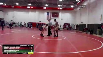 285 lbs Cons. Round 3 - Devon Washington, Warren Wrestling Academy vs Brandon Brewer, Northview High School