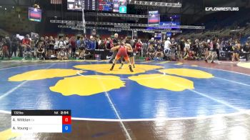 132 lbs Rnd Of 32 - Athena Willden, California vs Addison Young, Wisconsin