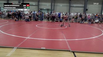 152 lbs Quarterfinal - Tristan Wtorkiewicz, Mount Pleasant vs Johnathan High, Etters