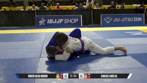 Carlos A Rios Jr. vs Roger Caleb Gibson 2026 Pan Jiu Jitsu IBJJF Championship