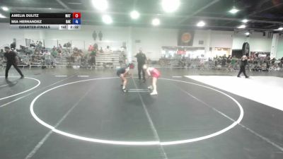 109 lbs Quarterfinal - Amelia Dulitz, Mat Demon WC vs Mia Hernandez, Oak Hills HS