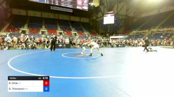 160 lbs Cons 64 #2 - Ryan Clink, California vs Drake Thompson, Washington