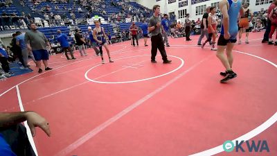 106 lbs Semifinal - Ethyn Barlow, Division Bell Wrestling vs Karson Wilson, Little Axe Takedown Club