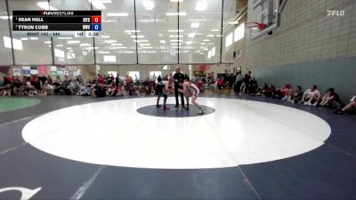 144 lbs Semifinal - Sean Hall, Southern Idaho Training Center vs Tyson Cobb, Weiser Wrestling Club