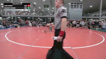 122 lbs Rr Rnd 1 - Liam Vance, Boyertown - HSBAFC vs Maddox Burke, Parkland - HSBAFC