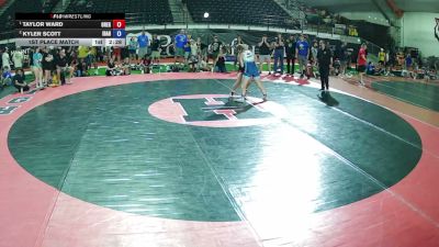 135 lbs 1st Place Match - Taylor Ward, Oregon vs Kyler Scott, Idaho