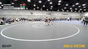 125 lbs 7th Place - Gage WEBER, Untouchables 14U MN vs Colton Rodgers, Team Wyoming 14U